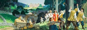Abbattimento di legname (gouache su carta) da Angus McBride