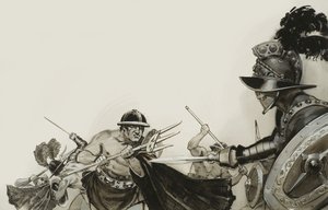Combattimenti tra gladiatori da Angus McBride