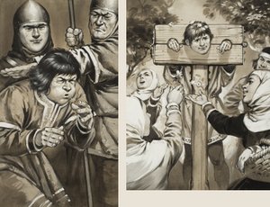 È la legge (gouache su carta) da Angus McBride