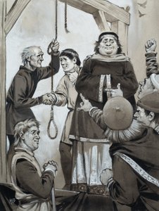 Giustizia medievale (gouache su carta) da Angus McBride