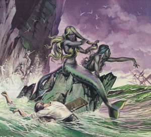 Sirene (litografia a colori) da Angus McBride