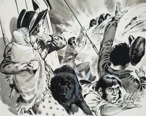 Battello a vapore del Mississippi (gouache su carta) da Angus McBride