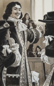 Pietro il Grande (1672-1725) a corte (gouache su carta) da Angus McBride