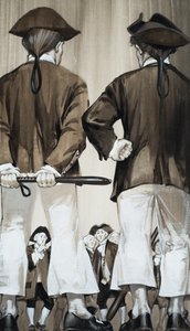 Press Gang (guazzo su carta) da Angus McBride