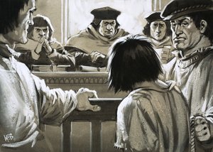 I prigionieri non potevano aspettarsi alcuna pietà dalla temuta Corte della Camera Stellare. da Angus McBride