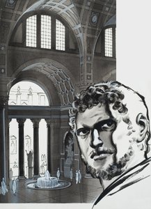 Le terme di Caracalla (gouache su carta) da Angus McBride