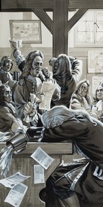 La bolla dei mari del sud (gouache su carta) da Angus McBride