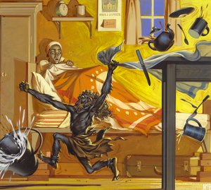 Tokoloshes (guazzo su carta) da Angus McBride