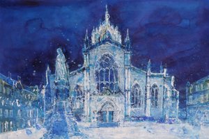 St Giles di Notte da Ann Oram