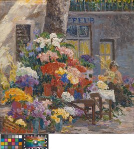 Mercato dei fiori di Mentone (Costa Azzurra) da Anna de Weert