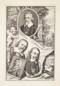 Ritratto di gruppo dei membri della famiglia Sehested
