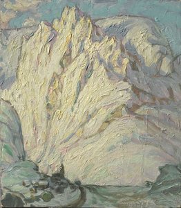 Montagne innevate. Studio dalle Lofoten, 1930