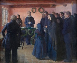 Un Funerale da Anna Ancher
