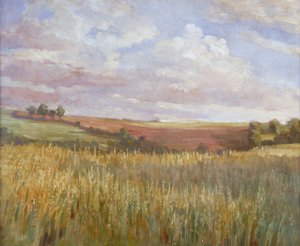 Il campo di grano, c1864-1930 da Anna Lea Merritt