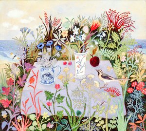 Fiori su un tavolo, 2004 (acrilico)