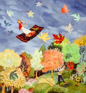 Off You Go, 2008 (acrilico) da Anna Pugh
