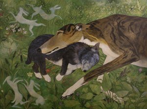 Sogni condivisi, 2015 (acrilico) da Anna Pugh