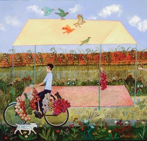 Consegna speciale, 2010 (acrilico) da Anna Pugh
