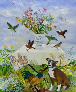 The Dear Departed, 2015 (acrilico) da Anna Pugh