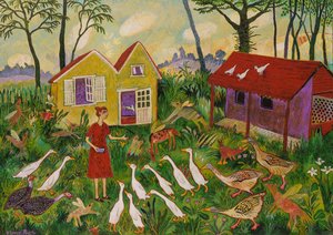 Poi ce ne furono tre, 2021 (pittura) da Anna Pugh