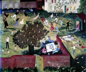 Tiro alla fune, 2000 (acrilico)