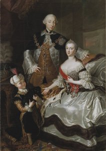 Ritratto del granduca Pietro Fedorovich e della granduchessa Caterina Alekseevna da Anna Rosina Lisiewska