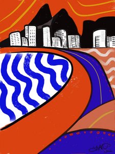 Un viaggio in una vivace città costiera da Anna Viklund