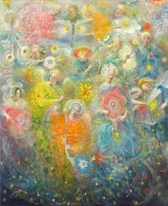 Sogno ad occhi aperti - dopo la musica di Max Reger, 2014 (olio su lino belga)