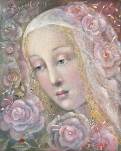 Baci del vento, 2015 (olio su lino belga) da Annael Anelia Pavlova