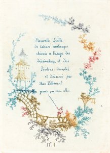 Pagina del Titolo da Anne Allen after Jean Baptiste Pillement