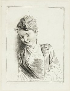 Testa di donna da Anne Claude Philippe Caylus
