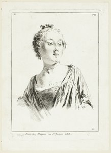 Testa di donna da Anne Claude Philippe Caylus