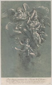 Tre angeli che portano il vello di Gedeone, da 
