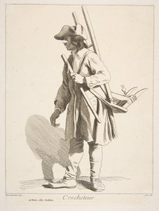 Venditore ambulante di ferramenta da Anne Claude Philippe de Caylus