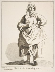 Venditore di vecchi cappelli da Anne Claude Philippe de Caylus