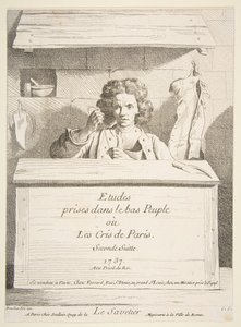 Il calzolaio, 1737 da Anne Claude Philippe de Caylus