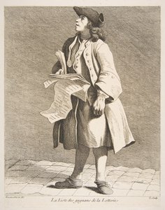 La lettura dei vincitori della lotteria, 1746 da Anne Claude Philippe de Caylus