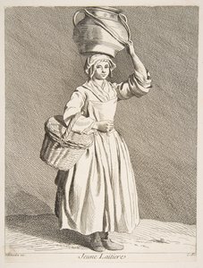Giovane lattaia, 1737