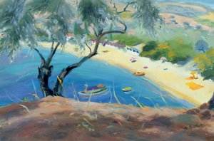 Baia di Achladies, Skiathos, Grecia, 1985 da Anne Durham
