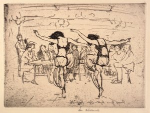 Notte di Capodanno - Caffè Versaille da Anne Goldthwaite