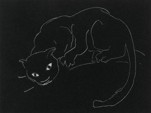 Serie Notturna: Il gatto da Anne Goldthwaite