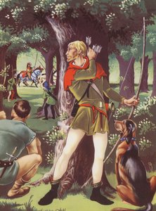 Robin Hood nella foresta di Sherwood