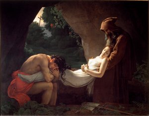 Atala alla tomba o funerale di Atala da Anne Louis Girodet de Roucy Trioson