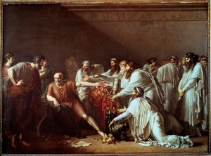Ippocrate rifiuta i doni di Artaserse. Il medico greco Ippocrate "il Grande" o Ippocrate di Coo (460-370 a.C.) rifiuta di curare Artaserse II Mnemon, re di Persia e faraone d
