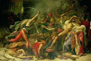 La rivolta al Cairo, 21 ottobre 1798, 1810 da Anne Louis Girodet de Roucy Trioson