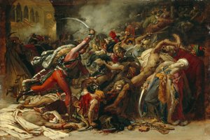 La rivolta del Cairo, c.1810 da Anne Louis Girodet de Roucy Trioson