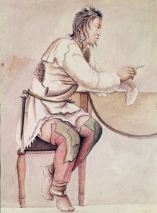 Ritratto di un Indiano (Red Jacket) da Anne Marguerite Hyde de Neuville