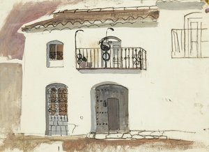 Una casa spagnola da Anne Redpath