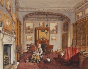 Il boudoir a Northwick Park, c.1830 da Anne Rushout