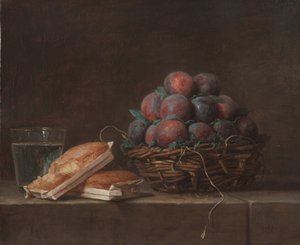 Cesto di prugne
